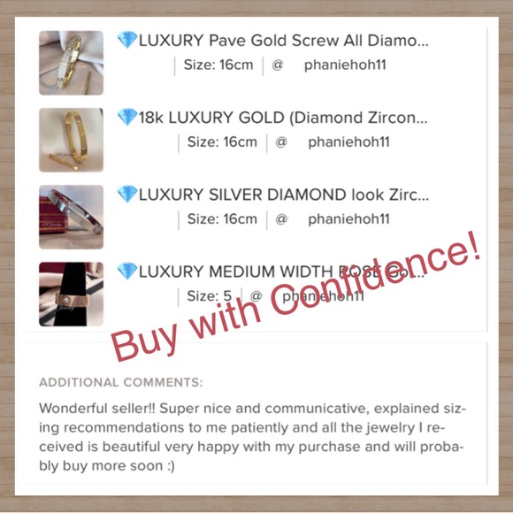 💎18k LUXURY Pave Screw & Diamond Style Design Bracelet, Bangle, Cuff, Unisex - Picture 6 of 6